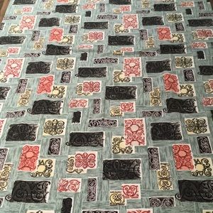 Vintage bark cloth fabric